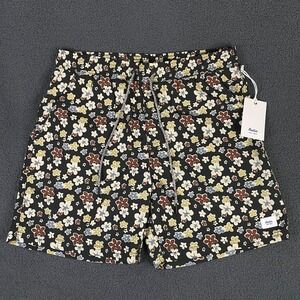 Katin Meadow Volley Swim Shorts Mens Small Floral Mesh Lined Trunks Beach Surf